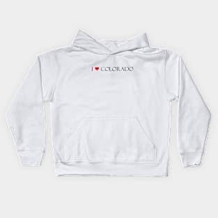 I Love Colorado Kids Hoodie